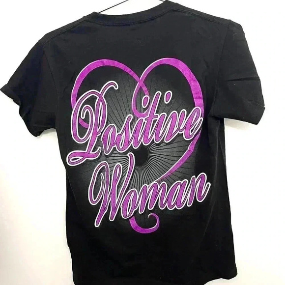 Vintage | Michelle Obama "Positive Woman" Becoming Shirt - Black / Sz S - Picture 3 of 4